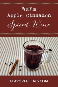 Slow Cooker Warm Apple Cinnamon Spiced Wine