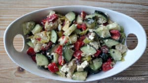 Greek Chopped Vegetable Salad