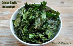 Crispy Garlic Kale Chips