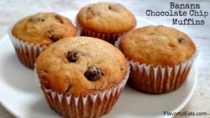 Banana Chocolate Chip Muffins