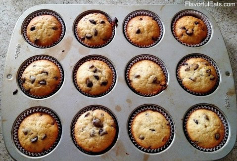 Banana Chocolate Chip Muffins