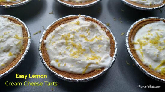 Easy Lemon Cream Cheese Tarts