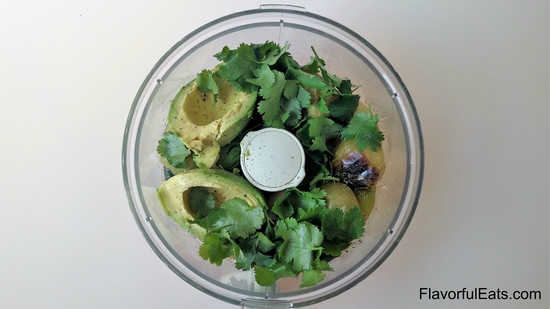 Roasted Tomatillo & Avocado Salsa