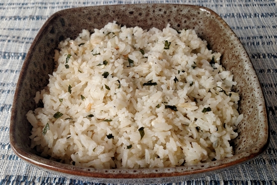 Herbed Butter Garlic Rice