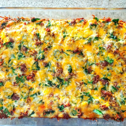 Cheesy Sausage Breakfast Casserole