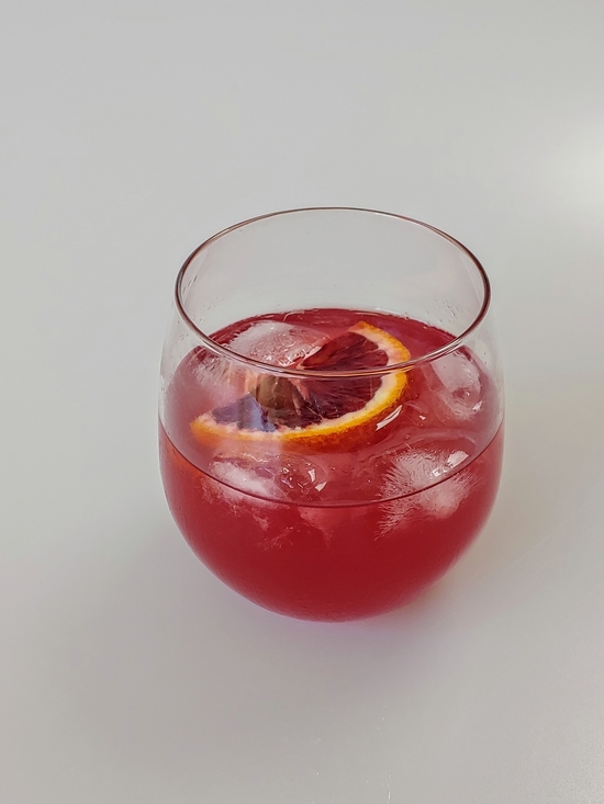 Sparkling Blood Orange Cocktail