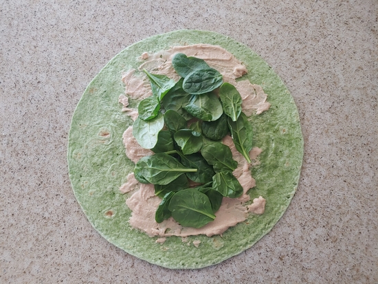 Healthy Mediterranean Hummus Veggie Wraps