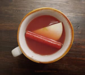 Spiced Apple Cranberry Warm Rum Punch