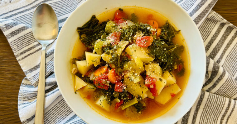 Kitchen Sink Vegetable Barley Soup