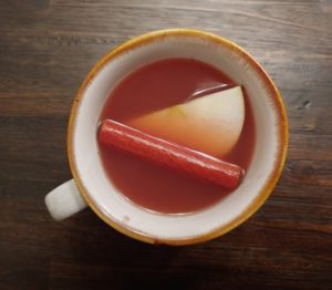Spiced Apple Cranberry Warm Rum Punch