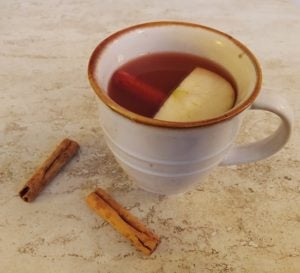 Spiced Apple Cranberry Warm Rum Punch