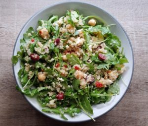 Mediterranean Arugula Quinoa Salad