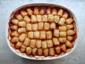 Tater Tot Chili Casserole