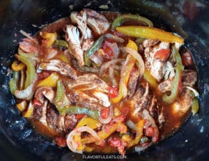 Slow Cooker Chicken Fajita Tacos