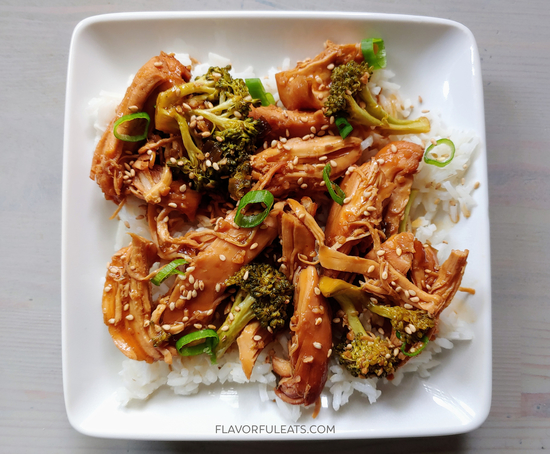 Slow Cooker Teriyaki Chicken & Broccoli