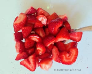 Macerated strawberries