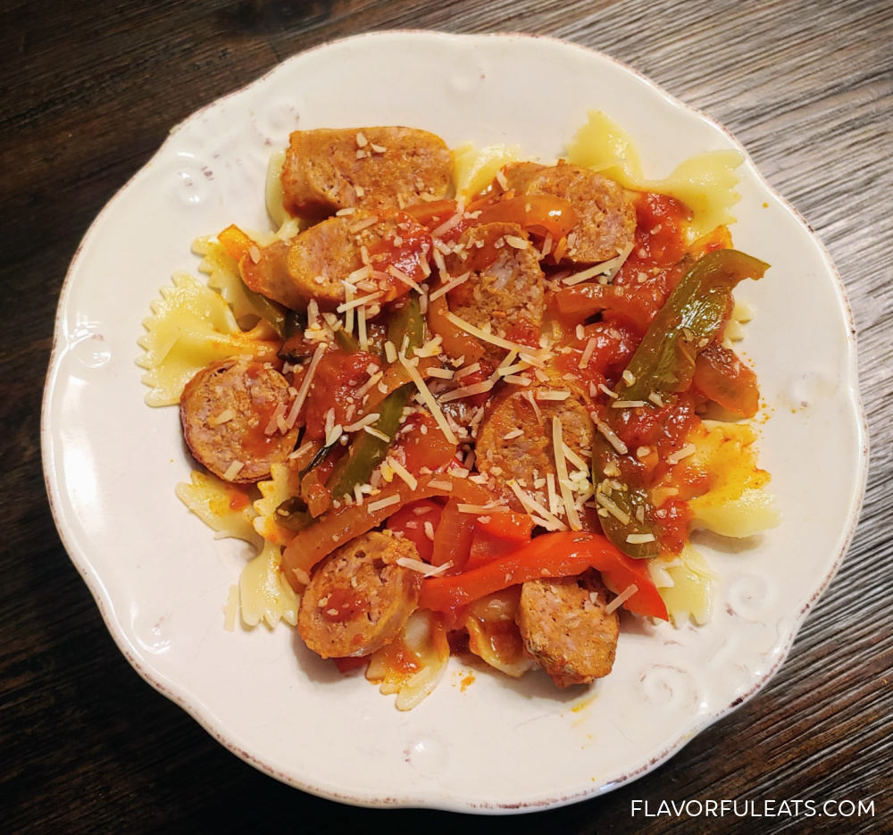 Slow Cooker Sausage & Peppers