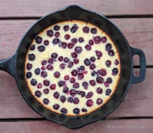 Blueberry Skillet Cake