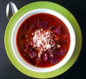 Vegetarian Beet Chili