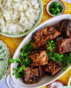 Slow Cooker Filipino Short Ribs Adobo