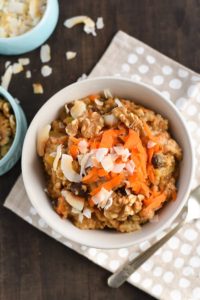 Slow Cooker Overnight Carrot Cake Oatmeal