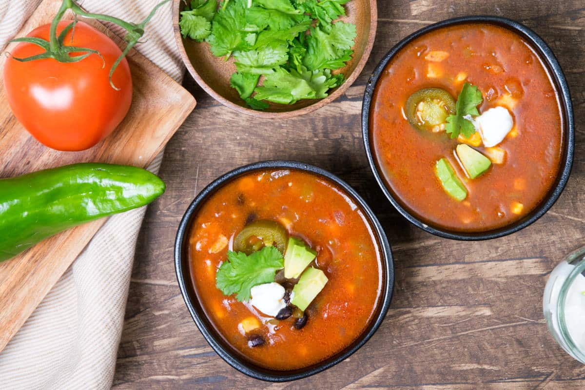 Slow Cooker Mexican Soup