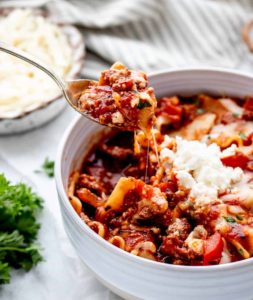 Lazy Lasagna Soup