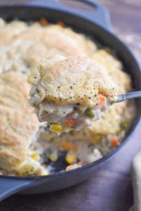 Leftover Turkey Pot Pie (with Bisquick)