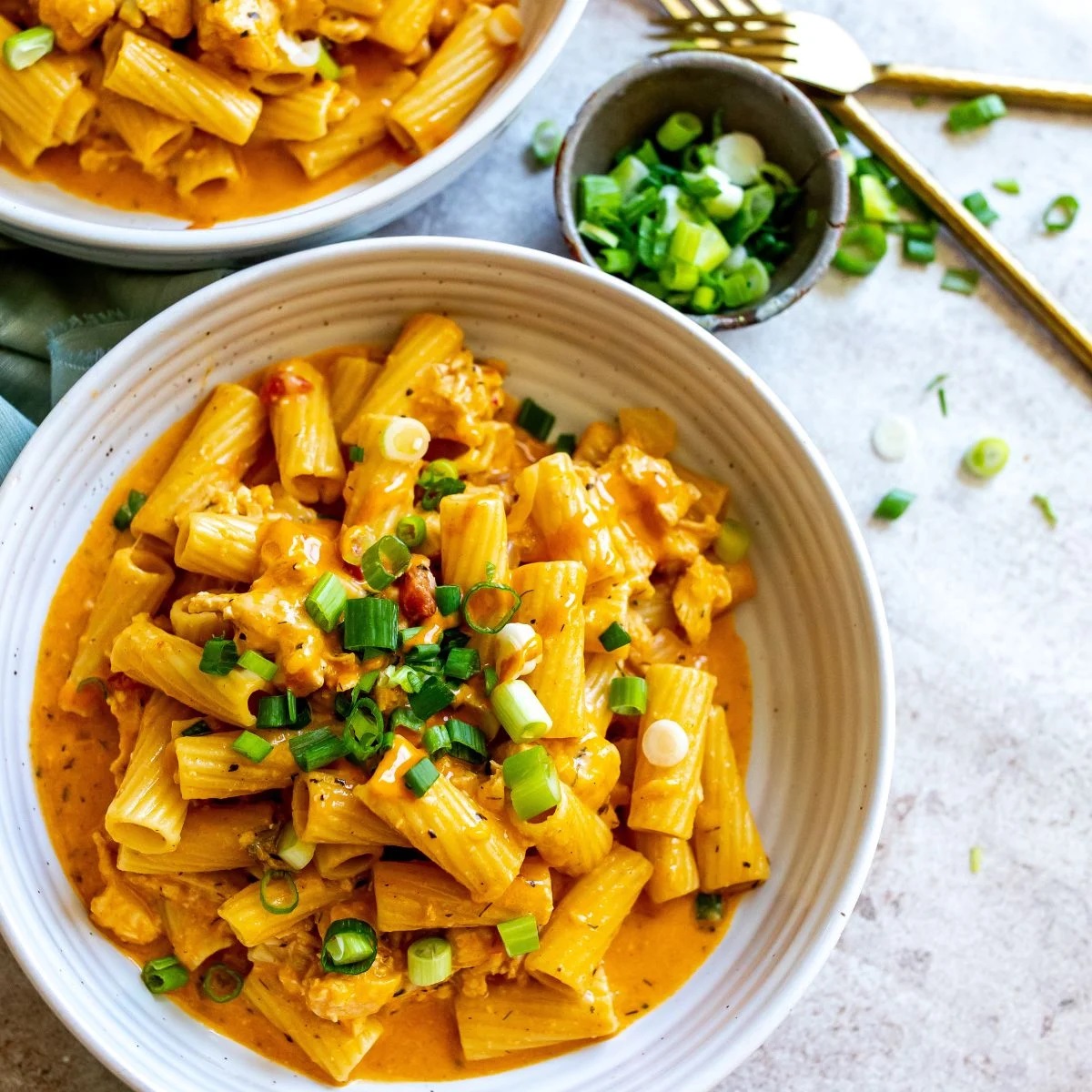 Crock Pot Buffalo Chicken Pasta