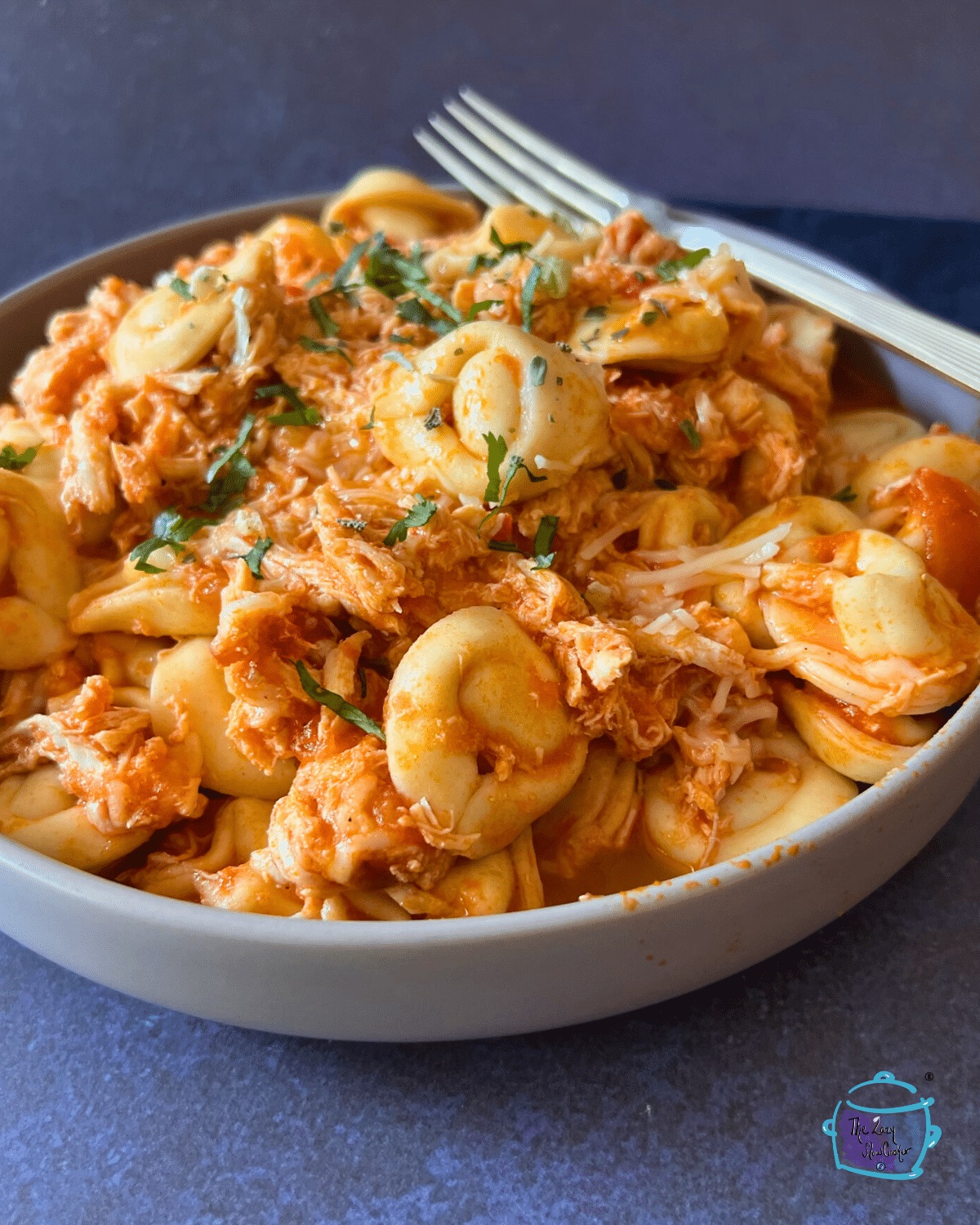 Slow Cooker Chicken Tortellini