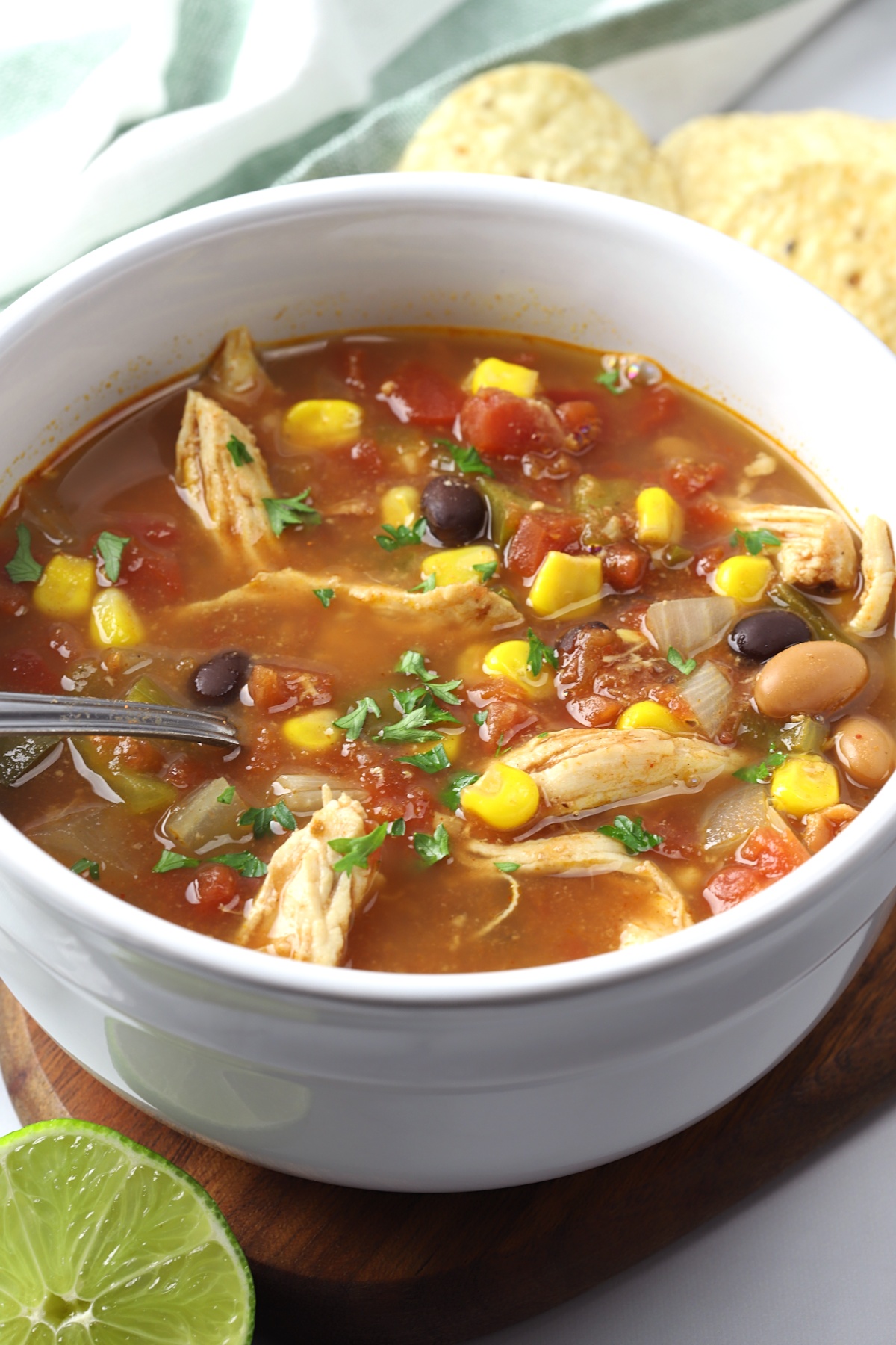 Slow Cooker Chicken Taco Soup