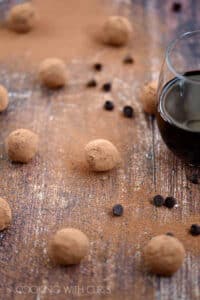Red Wine Chocolate Truffles