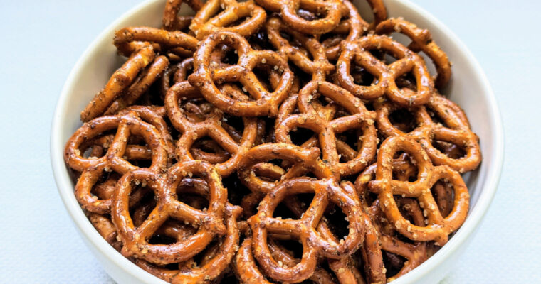 Spicy Seasoned Pretzels