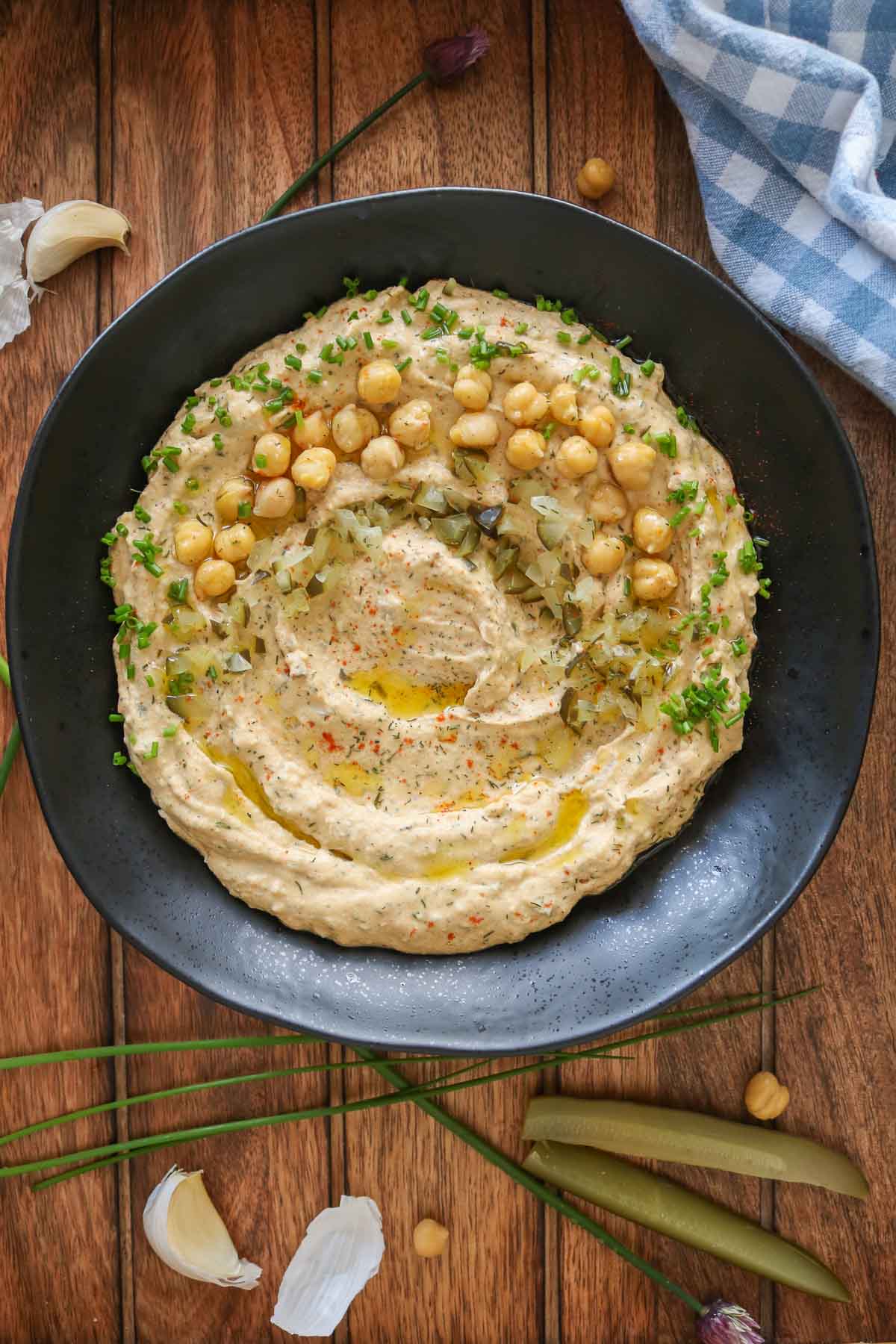 Dill Pickle Hummus