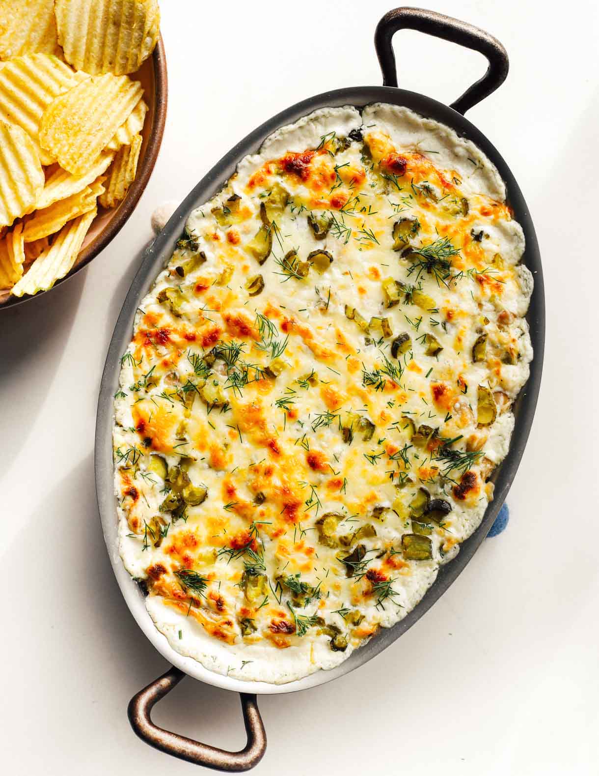 Baked Ranch Pickle Dip