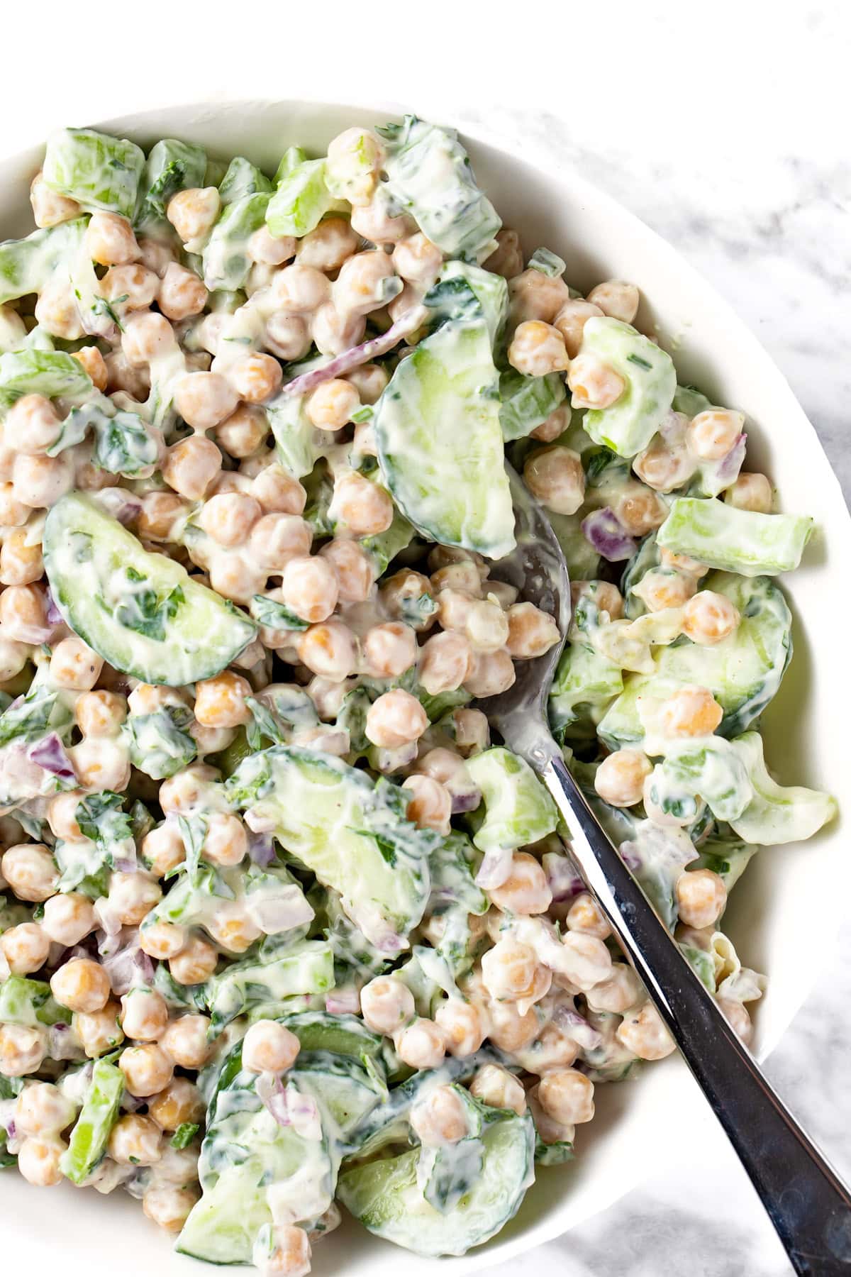 Creamy Chickpea Salad