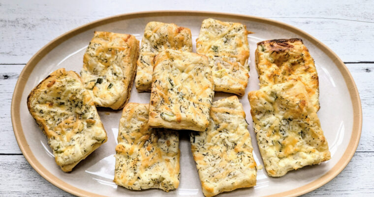 Dill Pickle Puff Pastry Appetizers