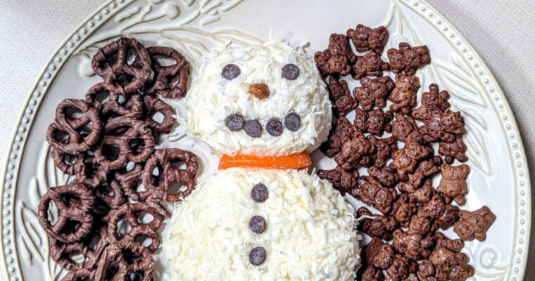 Coconut Snowman Cheese Ball