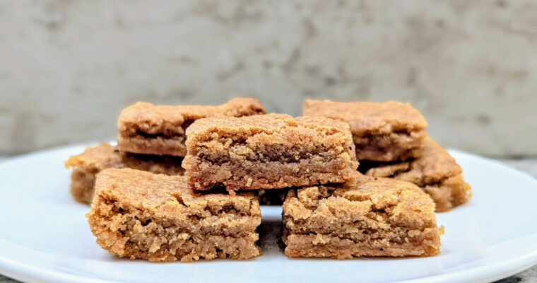 Slow Cooker Peanut Butter Cookie Bars