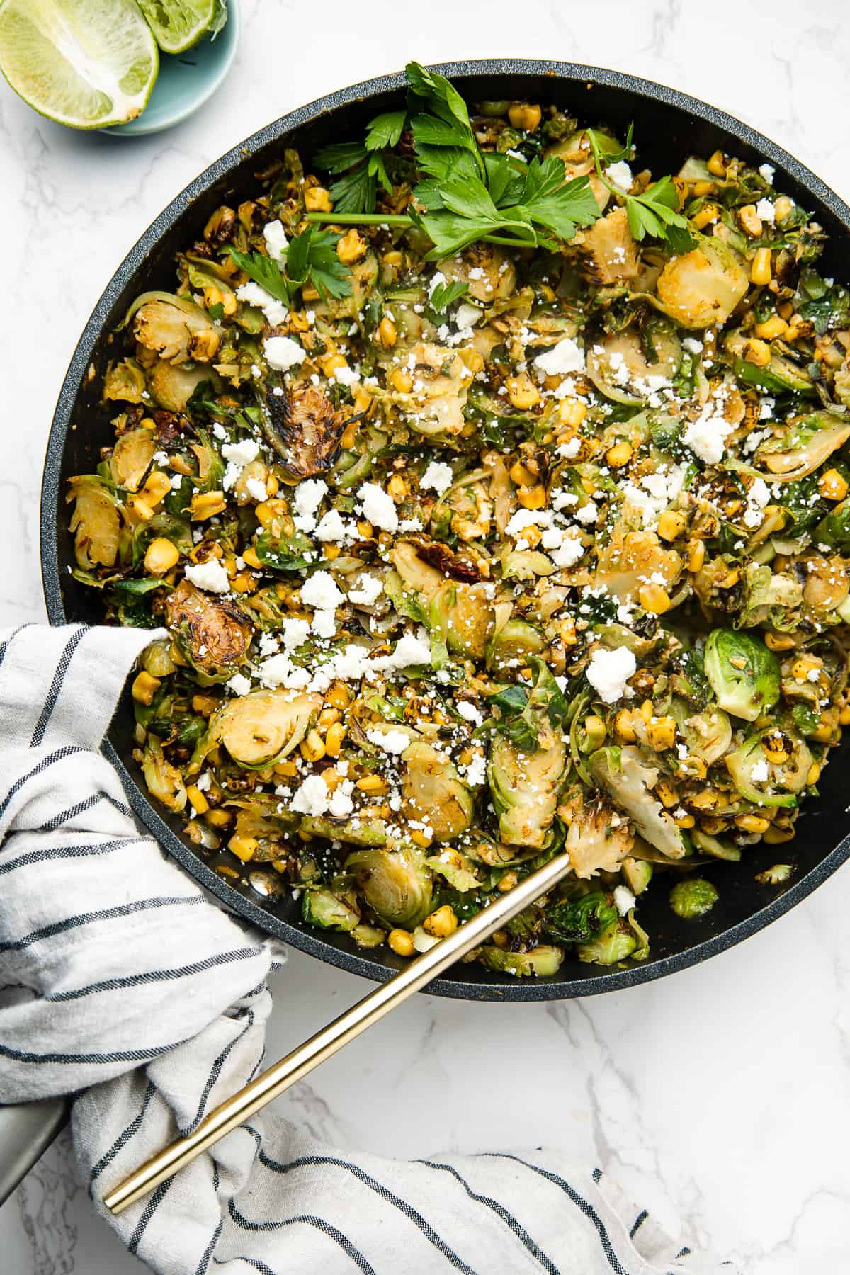 Mexican Chipotle Brussel Sprouts