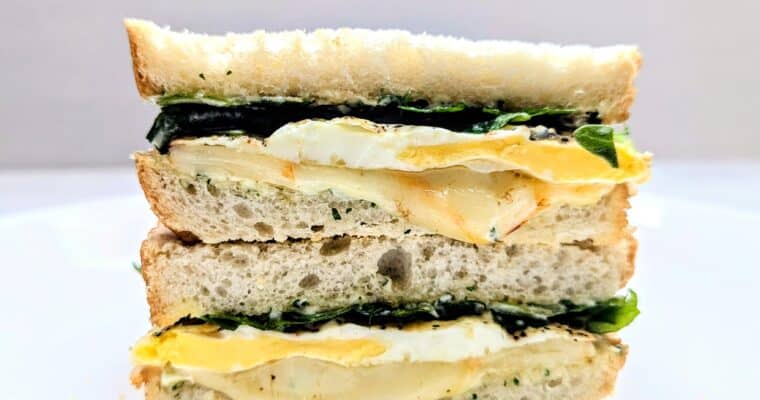 Fried Egg Sandwich with Herby Mayo