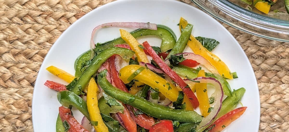 Cilantro Lime Bell Pepper Salad