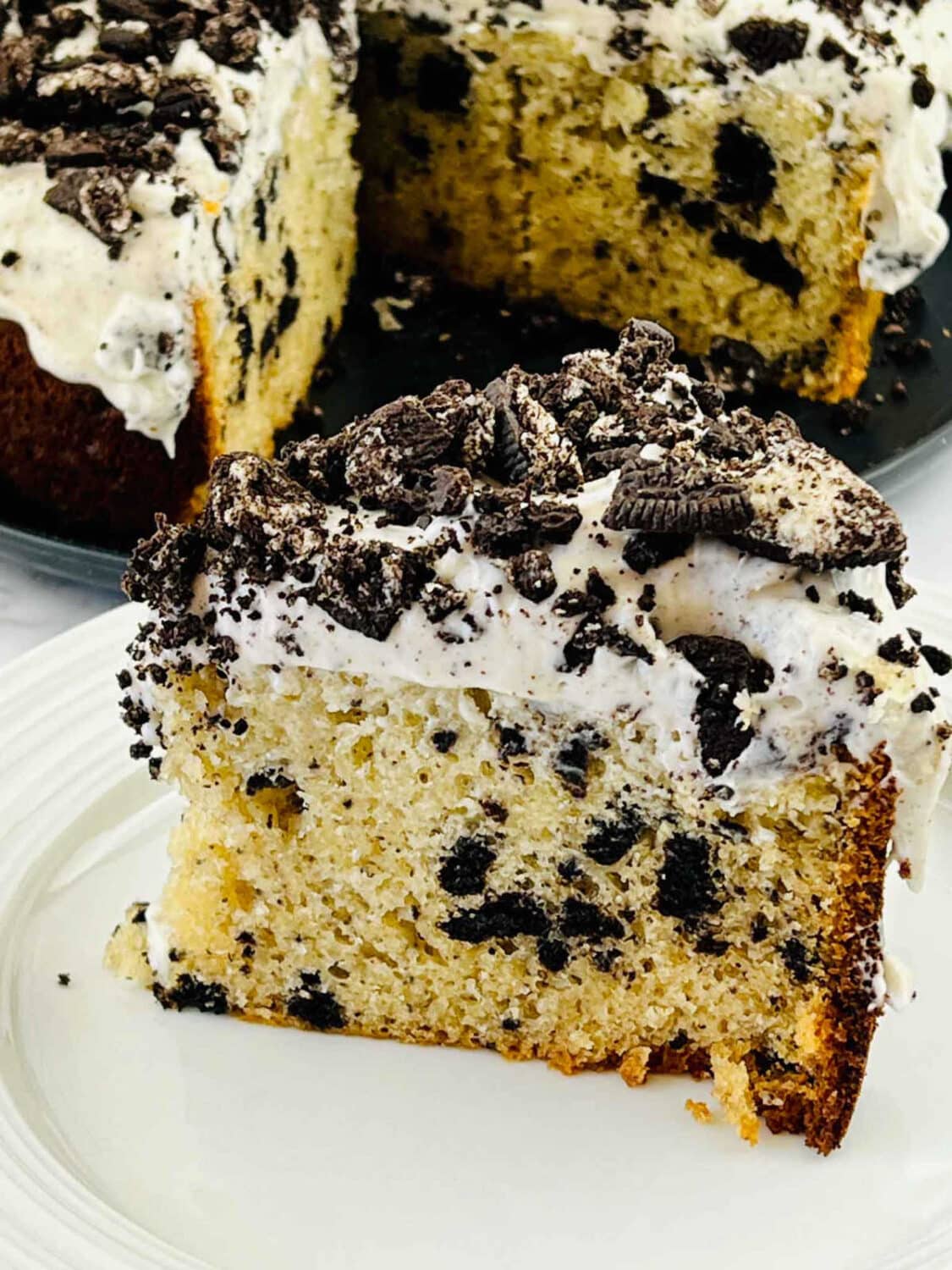 Slow Cooker Oreo Cake.