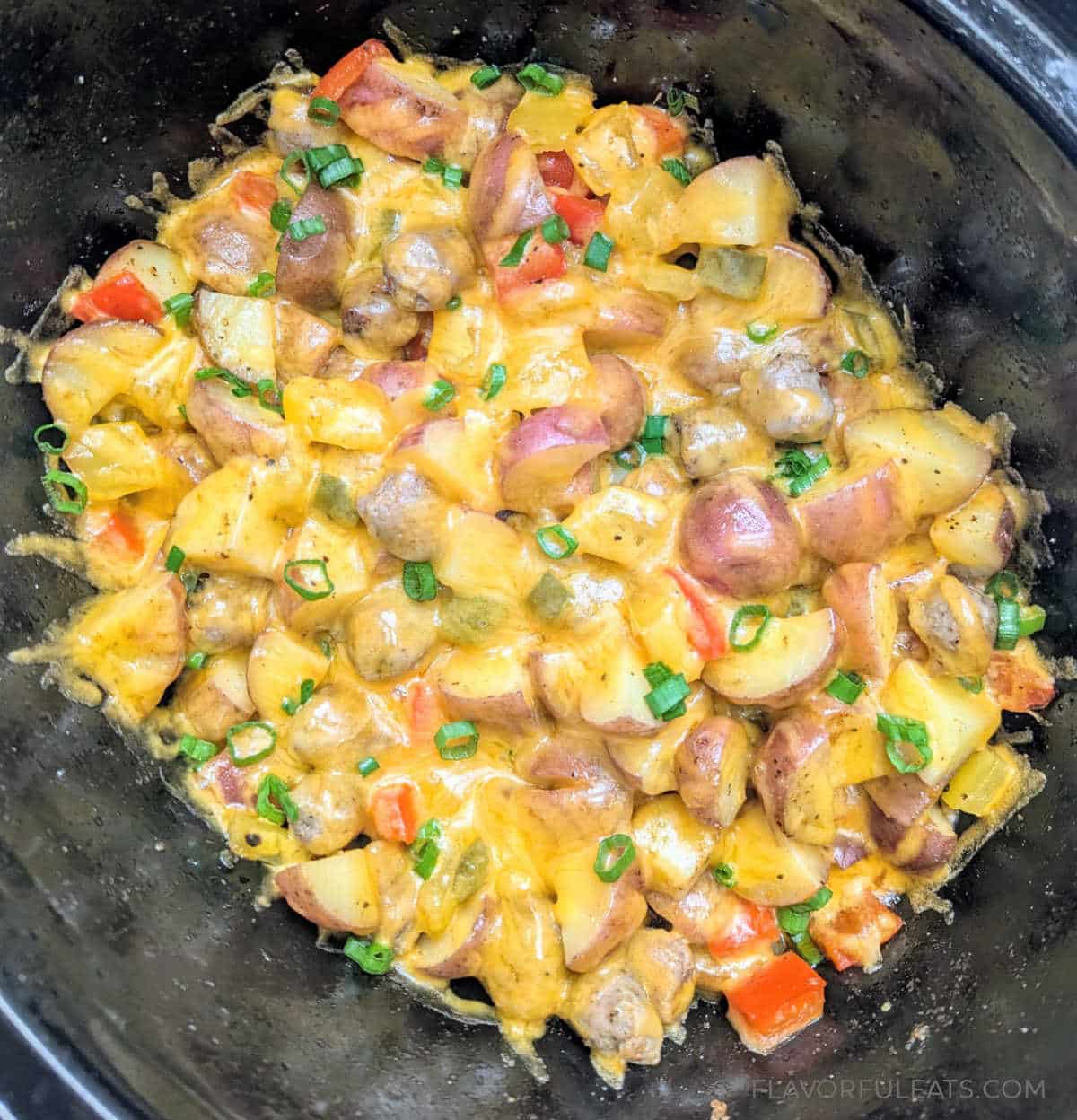 Slow Cooker Sausage Breakfast Hash when done.